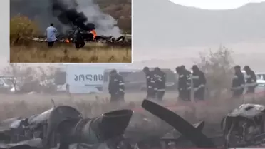 20 askerimizin şehit olduğu uçağın enkazından ilk görüntü