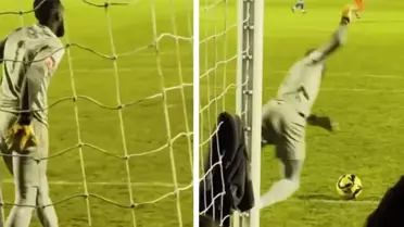 Zamana oynamak isteyen kaleciden görülmemiş taktik 