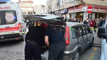 Piknik Tüpü Patladı: Sürücü Yaralandı