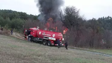 Benzinle Sobayı Söndürmeye Çalışırken Yaralandı