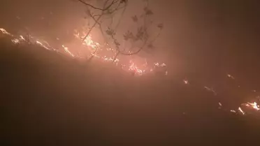 Hatay'da Yıldırım Yangını Kontrol Altına Alındı