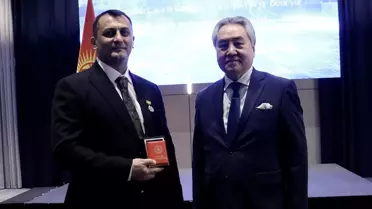 Kırgızistan'da Basın Gününde Ödül Töreni