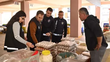 Kumluca'da Pazar Denetimleri