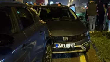 Çarşamba'da Zincirleme Trafik Kazası