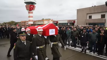 Şehit Altıok'un cenazesi memleketi Samsun'a getirildi