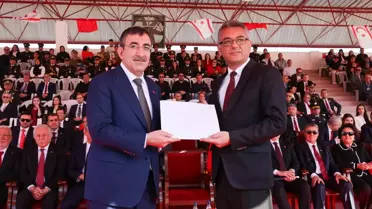 Cumhurbaşkanı Yardımcısı Yılmaz, KKTC'nin 42'nci yıl dönümü dolayısıyla düzenlenen törenlere katıldı