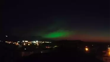 Görüntü Türkiye'den! Kuzey ışıkları o ilimizde görüldü