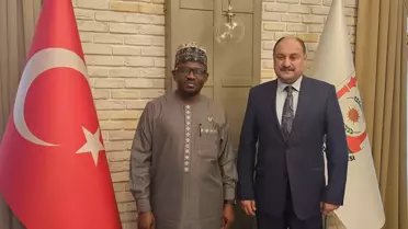 Gana Büyükelçisi Nasiruddin, Şanlıurfa Büyükşehir Belediye Başkanı Gülpınar'ı ziyaret etti