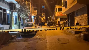 İzmir'de 1 kişinin öldüğü, 3 kişinin de yaralandığı saldırı güvenlik kamerasında