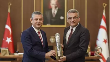 Özgür Özel, KKTC Cumhurbaşkanı Erhürman'ı Ziyaret Etti