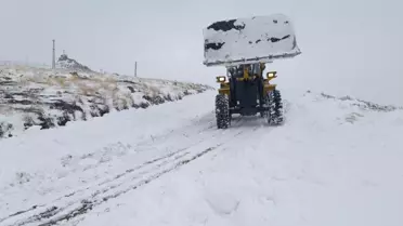 Şırnak'ta Kar ve Sağanak Yağış Etkili