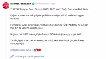 TÜBİTAK BiGG 2025 Çağrısı Sonuçlandı