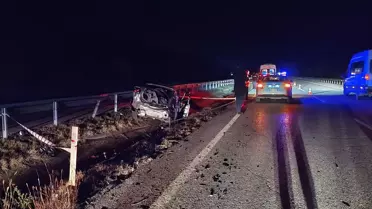 Sungurlu'da Trafik Kazası: 1 Ölü, 2 Yaralı