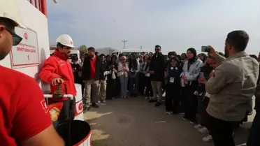 Enerji ve Tabii Kaynaklar Bakanlığı Gabar'da öğrencileri ağırladı