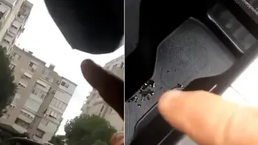 2 milyonluk sıfır araç ilk yağmurda su aldı 