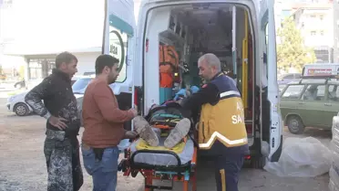 Beyşehir'de inşaatta düşen kişi yaralandı