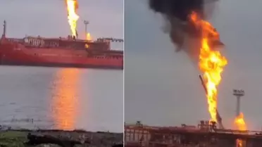 Rus güçleri, Ukrayna'da Türk gemisini vurdu