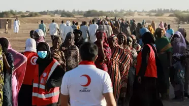 Türk Kızılay Sudan'a Yardımda Bulundu