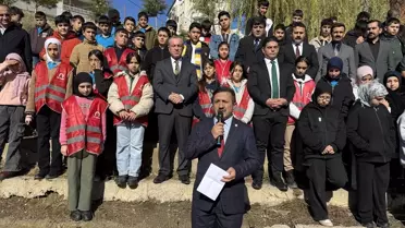 Hakkari'de Türkiye ve Gazze'deki şehitler anısına fidan dikildi