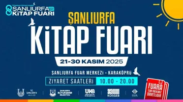 8. ŞANLIURFA KİTAP FUARI 21 KASIM'DA BAŞLIYOR