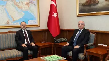 Yaşar Güler Nuh Yılmaz'ı Kabul Etti