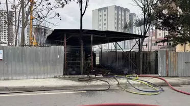 Beylikdüzü'nde Depo Yangını