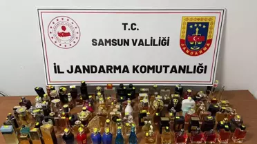 Samsun'da Gümrük Kaçağı Parfüm Operasyonu