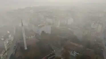 Taşköprü'nün Tarihi İzgara Planı Siste Görüntülendi