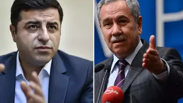 Bu sefer de Bülent Arınç, Demirtaş'ı yalanladı: Çarpıtma ve uydurma yoktur
