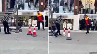 Cadde ortasında kargocuyu silahla vurdu