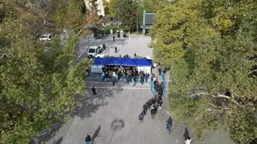 Çubuk'ta Ücretsiz Fidan Dağıtımı