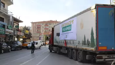 Gazze'ye Yardım Tırı Yola Çıktı