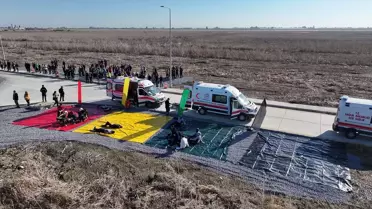 Tarsus Havalimanı'nda Acil Durum Tatbikatı