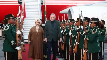 Cumhurbaşkanı Erdoğan, G20 Liderler Zirvesi için Güney Afrika'ya geldi