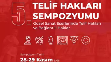 'Güzel Sanat Eserlerinde Telif Hakları' sempozyum masasında