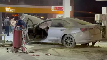 Çekmeköy'de Benzinlikte Yangın Çıktı