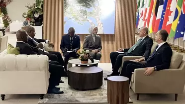 Cumhurbaşkanı Recep Tayyip Erdoğan, MIKTA liderleriyle bir araya geldi