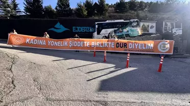 Erzurum'da Kadına Yönelik Şiddete Karşı Yürüyüş