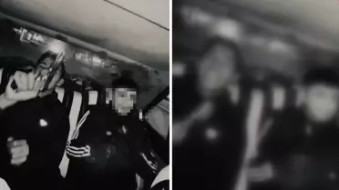 Müzik eşliğinde silahlarını gösterdiler! Bu görüntülere tepki yağdı