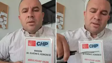 ''Kürt halkını sevmeyen bizi de sevmesin'' diyerek CHP'den istifa etti