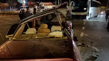 Nevşehir'de turistleri taşıyan otobüs ile otomobil çarpıştı: 2 ölü, 3 yaralı