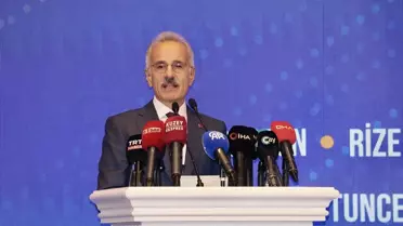 Ulaştırma ve Altyapı Bakanı Uraloğlu, Trabzon'da konuştu Açıklaması