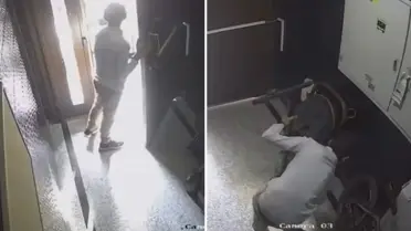 Yaptığı rezilliği kimse görmüyor sandı ama kamera kayıttaydı