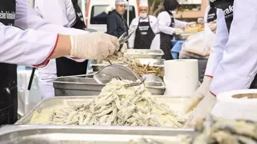 Eyüpsultan'da hamsi festivali düzenlendi