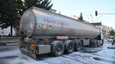 Tokat'ta Tır Yangını Korkuttu