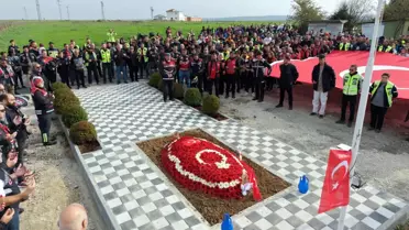 Trakya'daki 500 motosiklet tutkunundan şehit ailesine ziyaret