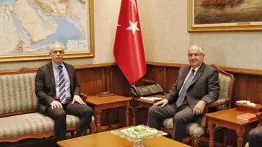 Bakan Güler, KKTC Büyükelçisi Korukoğlu'nu Kabul Etti