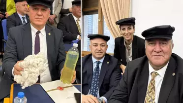 CHP'li vekiller bütçe görüşmelerine kasket takarak geldi