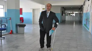 Engelli Öğretmen Lütfi Arslan'ın Azmi