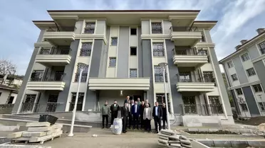 Karabük'te afet konutlarının inşaatı sürüyor